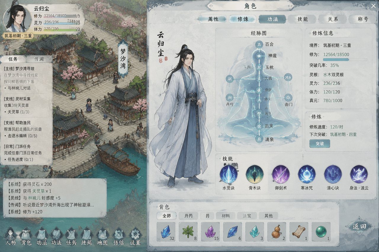 谪仙索欢录 地图探索 展示图 1