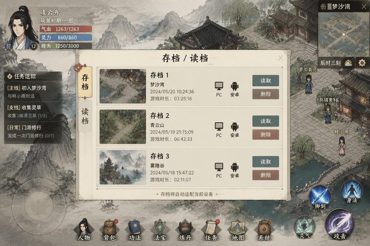 谪仙索欢录 操作界面 预览图 3